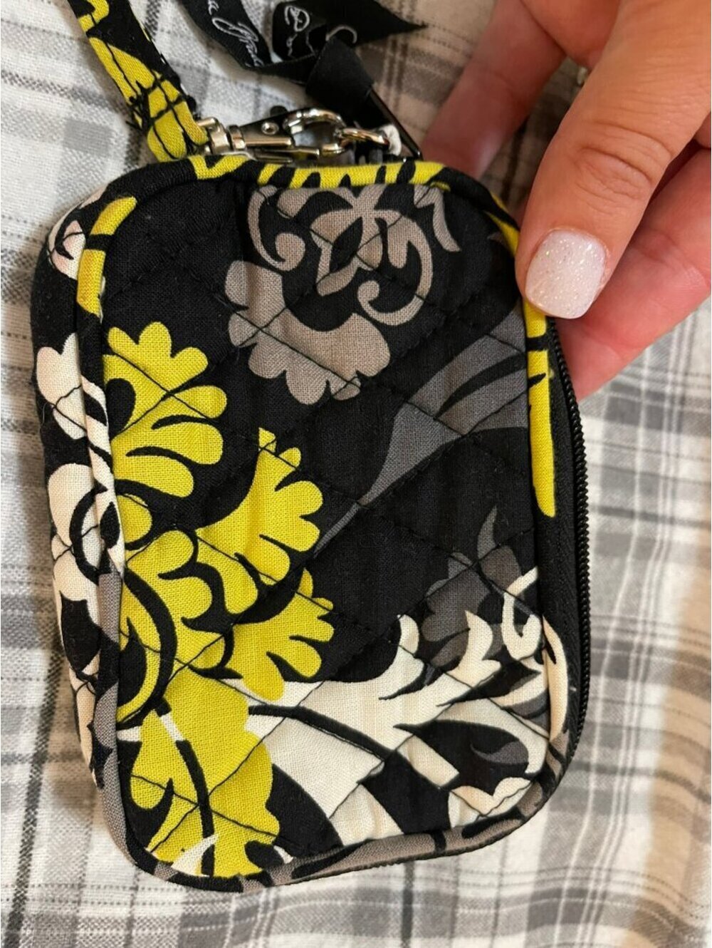 NWOT | Vera Bradley | BAROQUE (retired) Floral Quilted Zip Coin Purse - Picture 3 of 7